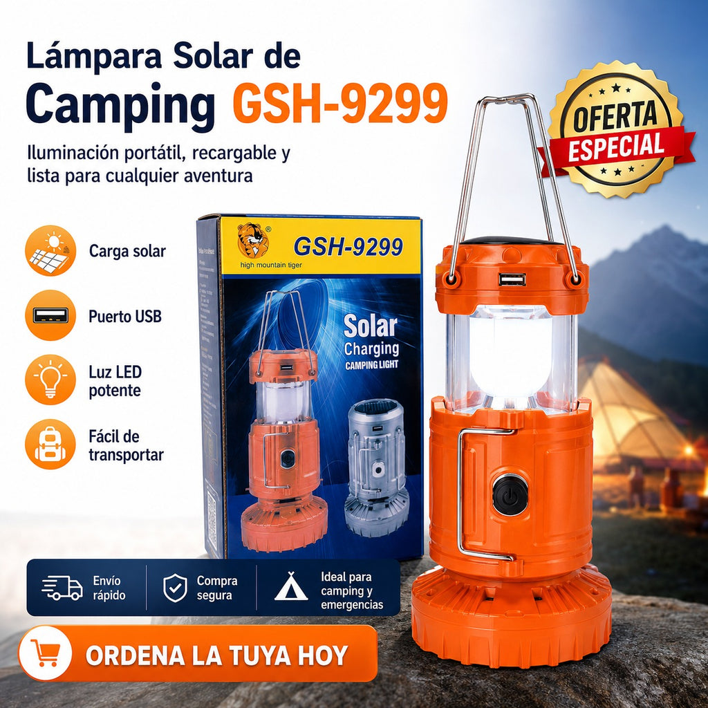 lámpara LED, ventilador de emergencia